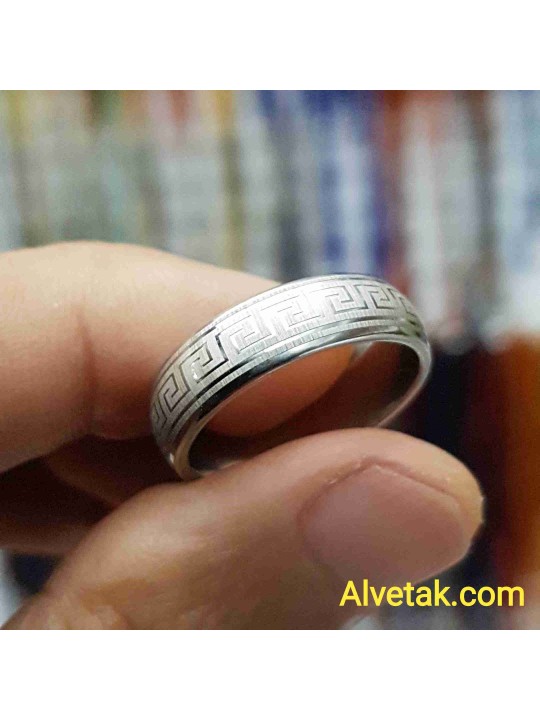 paslanmaz 6mm çelik yüzük : ca005